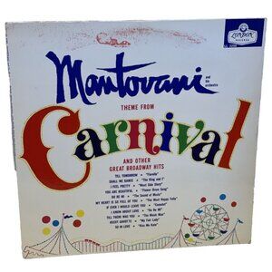Theme From Carnival And Other Great Broadway Hits (Vinyl, 1961) London LL 3250
